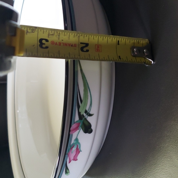 Lenox Chinastone Midnight Blossoms 9" Vegetable Bowls - Picture 9 of 10